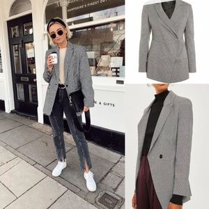Topshop houndstooth blazer